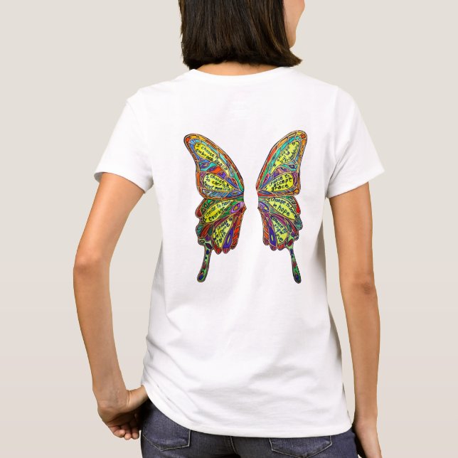 Rainbow Diabetes Minha Vida Minha Escolha Camisa D (Verso)
