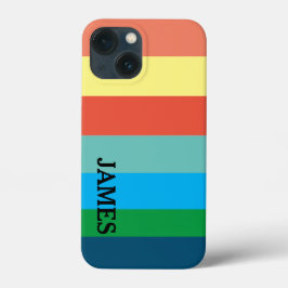 Rainbow e seu nome iPhone / iPad case