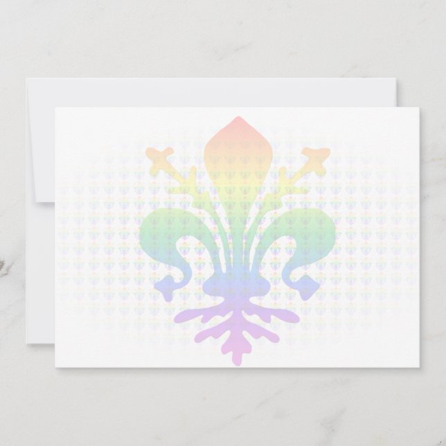 Rainbow Fleur-de-lis (Frente)