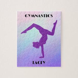 RAINBOW GYMNASTICS GYMNAST QUEBRA-CABEÇA Personali