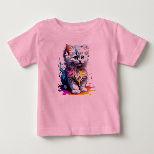 Rainbow Kitten T-Shirt (Frente)