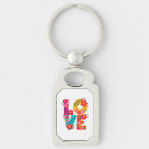 Rainbow Love Chaveiro