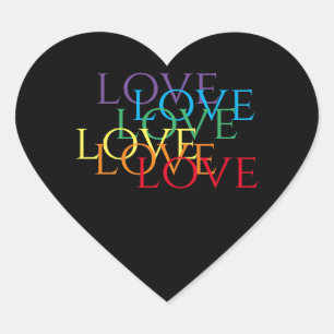 RAINBOW LOVE II Autocolantes