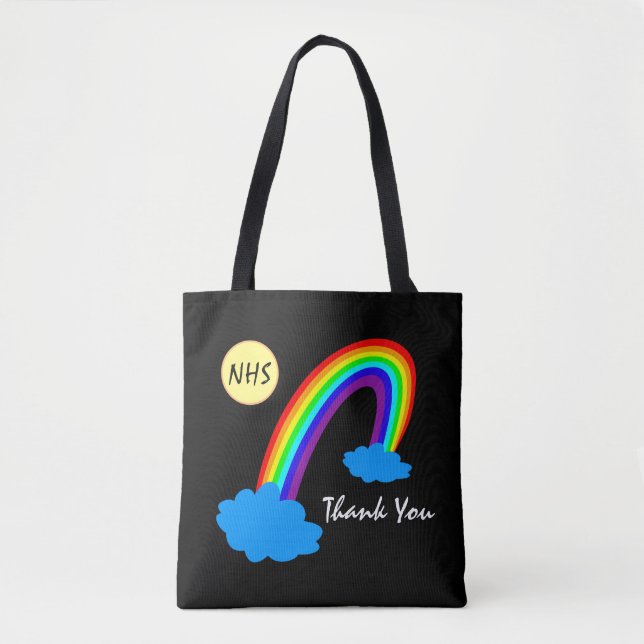 Rainbow & Obrigado "NHS" /fashion bolsas Grã-Breta (Frente)