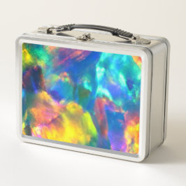 Rainbow Opal - Lunchbox de metal