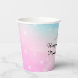 Rainbow Princess Birday Paper Cups
