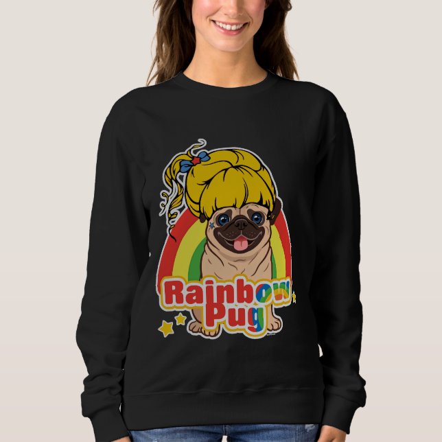 Rainbow Pug Classic T-Shirt 7 (Frente)