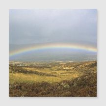 Rainbow Rannoch Moor Scotland Cartão postal Poster