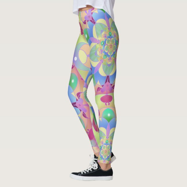 Rainbow Song Mandala Leggings (Esquerda)