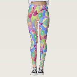 Rainbow Song Mandala Leggings