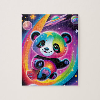 Rainbow Space Panda Quebra-cabeça