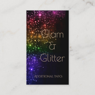 Rainbow Sparkle Cartão de visita 2