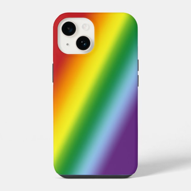 Rainbow Summer Cheer em faixas de gradiente (Verso)