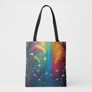 Rainbow Tote Bag Fantasy Design