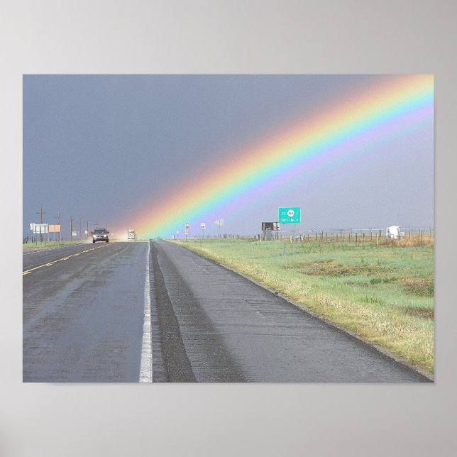 Rainbow Trucks Poster (Frente)