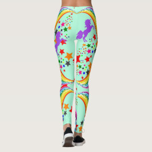 Rainbow unicorn Leggings Personaliza Yoga Pants