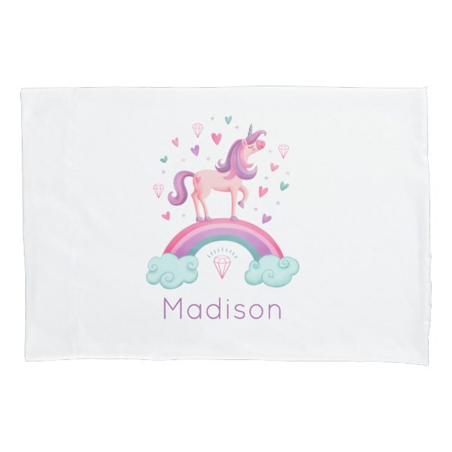 Rainbow Unicorn Pink Roxo Girls (Frente)