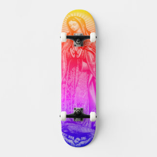 Rainbow Virgem Mary Skateboard Deck
