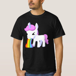 RAINBOW VOMIT UNICORN T-SHIRTS