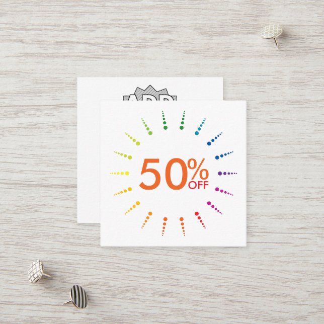 rainbowBurst do certificado de presente (Frente/Verso In Situ)