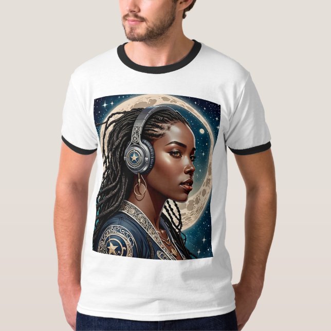 Rainha Celestial Fones de ouvido Camisa de Visibil (Frente)