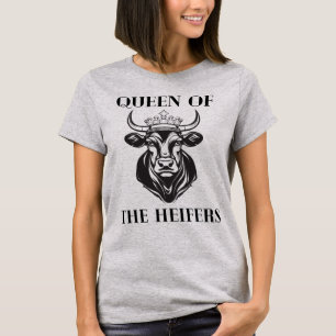 Rainha da camiseta de Vaca de Heifers