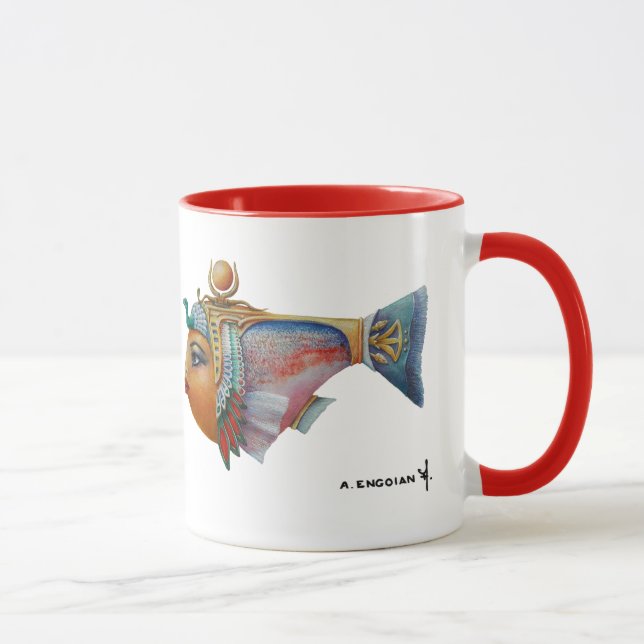 Rainha da caneca da campainha dos peixes de Nile (Direita)