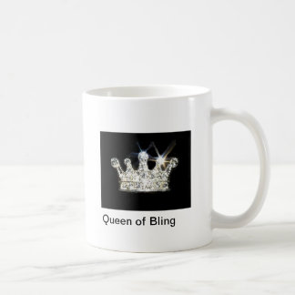 Rainha da caneca de café de Bling