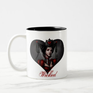 Rainha da caneca de café dos corações