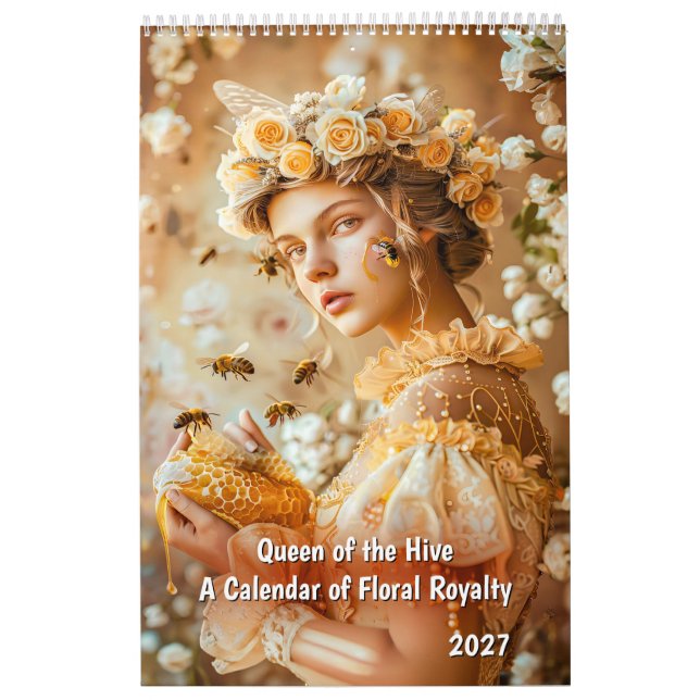 Rainha da Colmeia – Um Calendário de Realeza Flora (Capa)