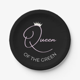 Rainha da Mulher Verde - pratos de papel temático