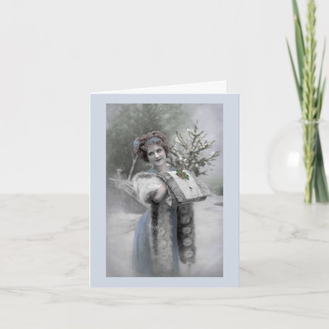 Rainha da neve - cartão (personalize) (Frente)