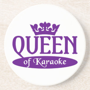 Rainha da porta copos de Karaoke