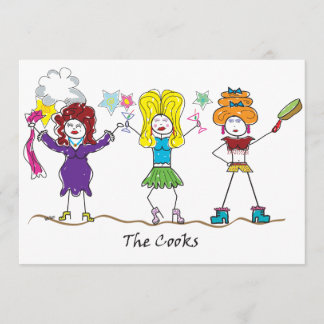 Rainha de arrasto, cozinheiros, convite