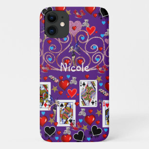 Rainha de Capas de iphone de Fadas Corações