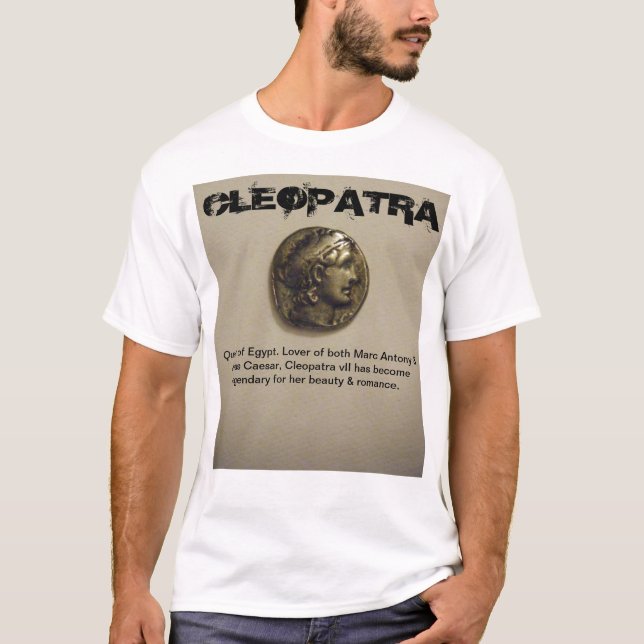 Rainha de Cleopatra do t-shirt de Egipto (Frente)