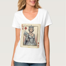 Rainha de Ouros: Camiseta da Coroa de Cristal