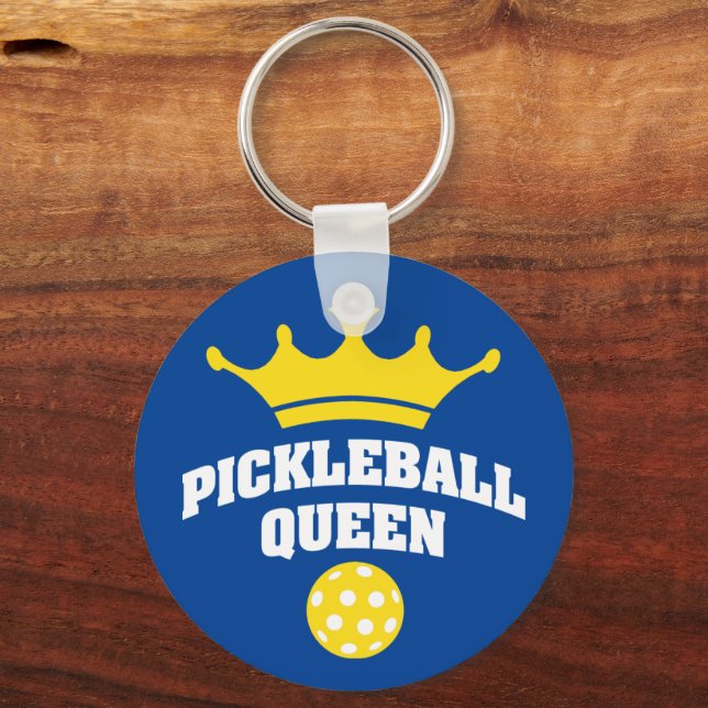 Rainha de Pickleball com chaveiro da coroa (Frente)