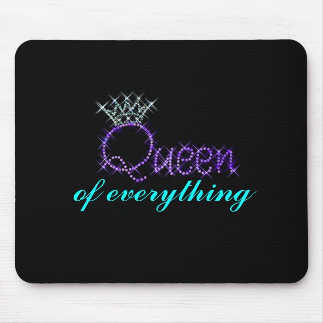 Rainha de tudo coroa Mousepad (Frente)