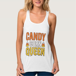 Rainha do Candy Corn Design de Camiseta de Hallowe