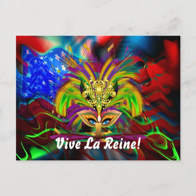 Rainha do Mardi Gras Visualizar Notas Por favor (Frente)