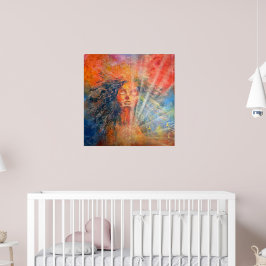 "Rainha do Oceano" Poster de Arte Espirituosa Radi