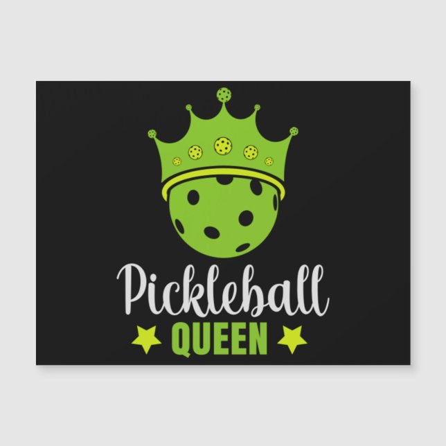 Rainha do Pickleball Engraçado Rainha do Pickle Ba (Frente)
