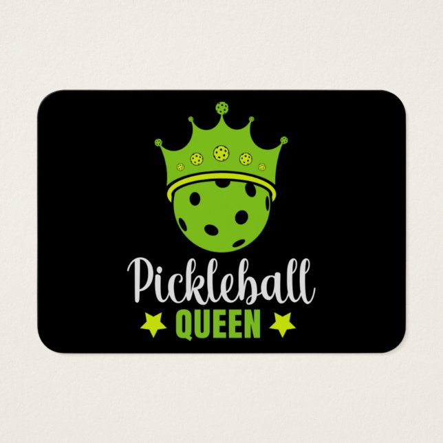 Rainha do Pickleball Engraçado Rainha do Pickle Ba (Frente)