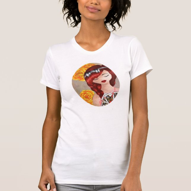 Rainha do t-shirt dos corações (Frente)