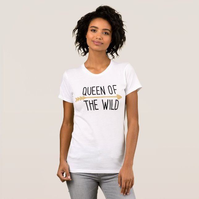 Rainha do t-shirt selvagem (Frente Completa)