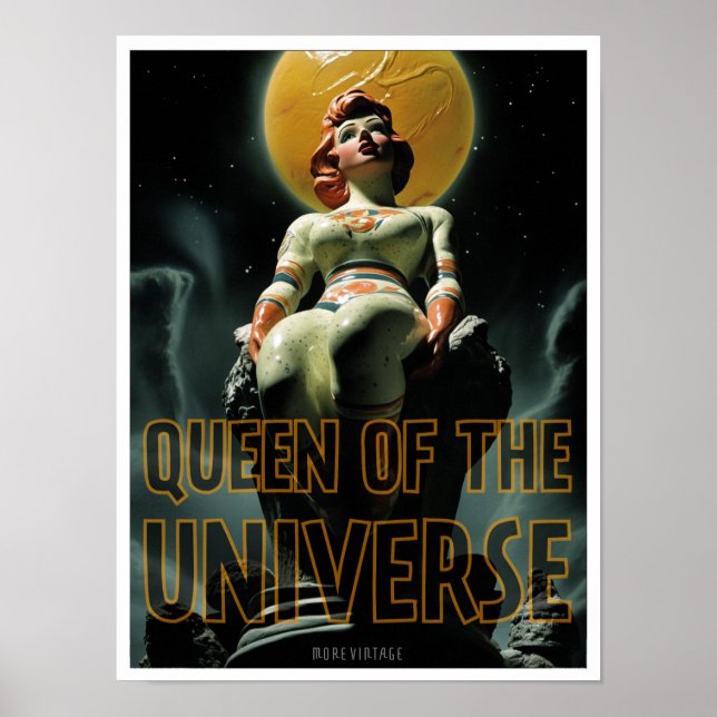 RAINHA DO UNIVERSO IMPRESSÃO DE FICÇÃO CIENTÍFICA (Frente)