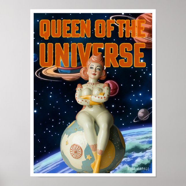 RAINHA DO UNIVERSO IMPRESSÃO DE FICÇÃO CIENTÍFICA (Frente)
