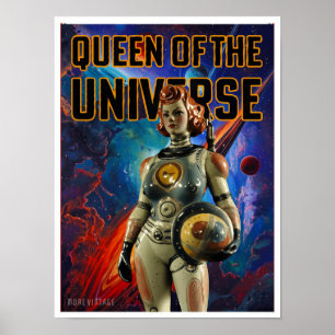 RAINHA DO UNIVERSO IMPRESSÃO DE FICÇÃO CIENTÍFICA