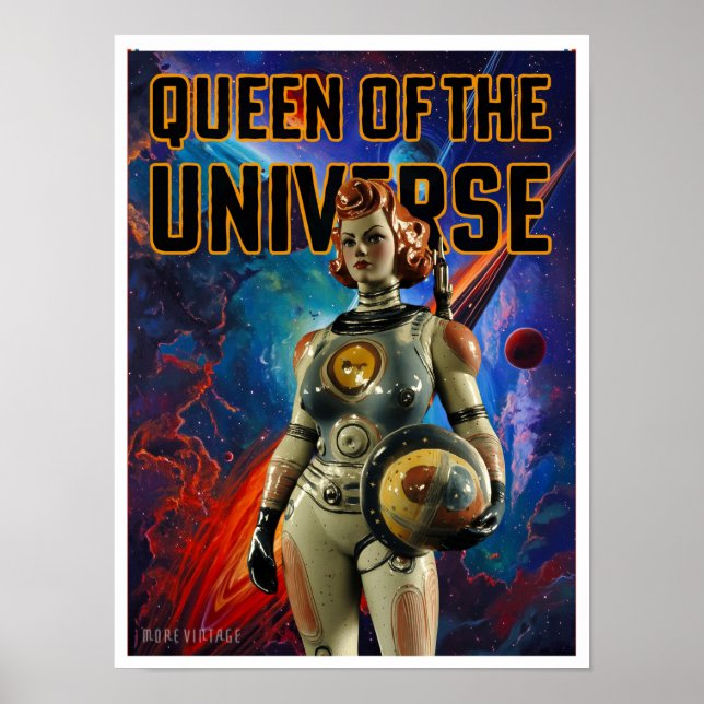 RAINHA DO UNIVERSO IMPRESSÃO DE FICÇÃO CIENTÍFICA (Frente)